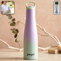 Front view of Pexpo Morocco insulated stainless steel water bottle