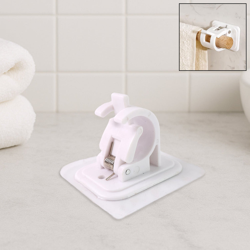 Durable plastic brackets for curtain rods and accessories