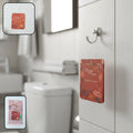 Hanging bathroom berry blossom air freshener gel in white container