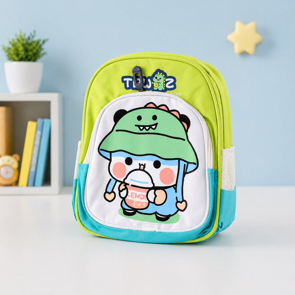 Kids shoulder bag featuring vibrant cartoon characters