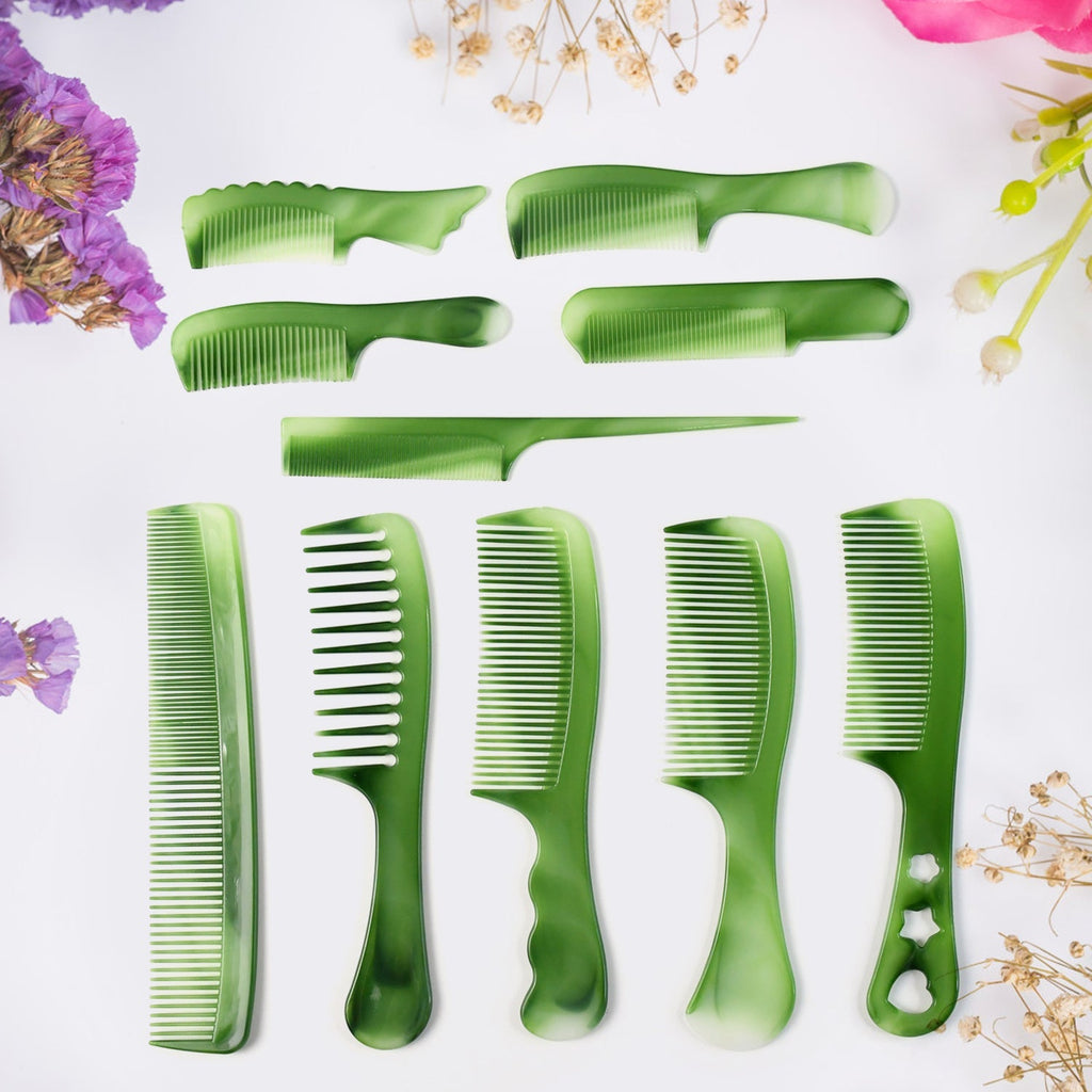 Salon Multipurpose Hair Comb 10 Pc Set Styling Grooming Professional Use (1 Set)