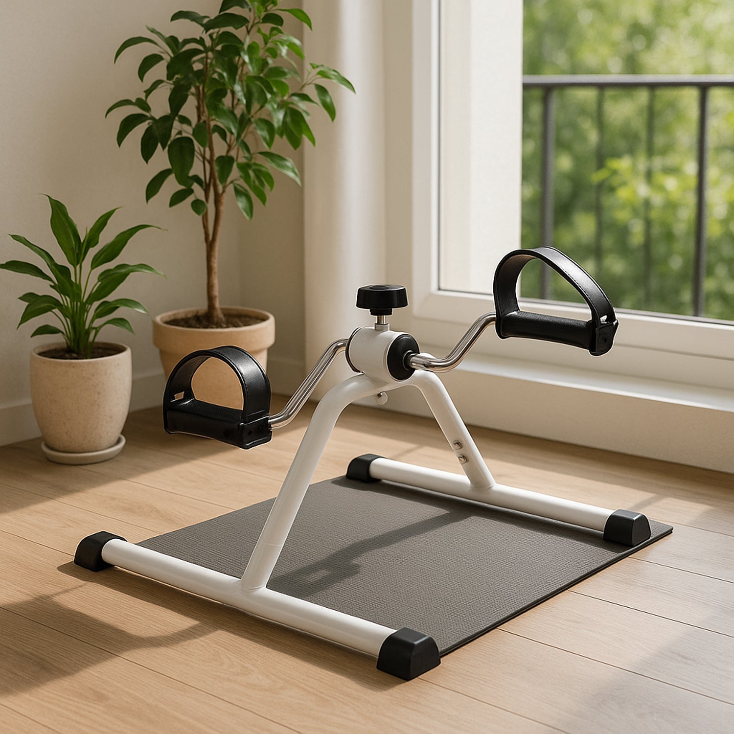 Mini pedal exerciser suitable for home workout and physiotherapy