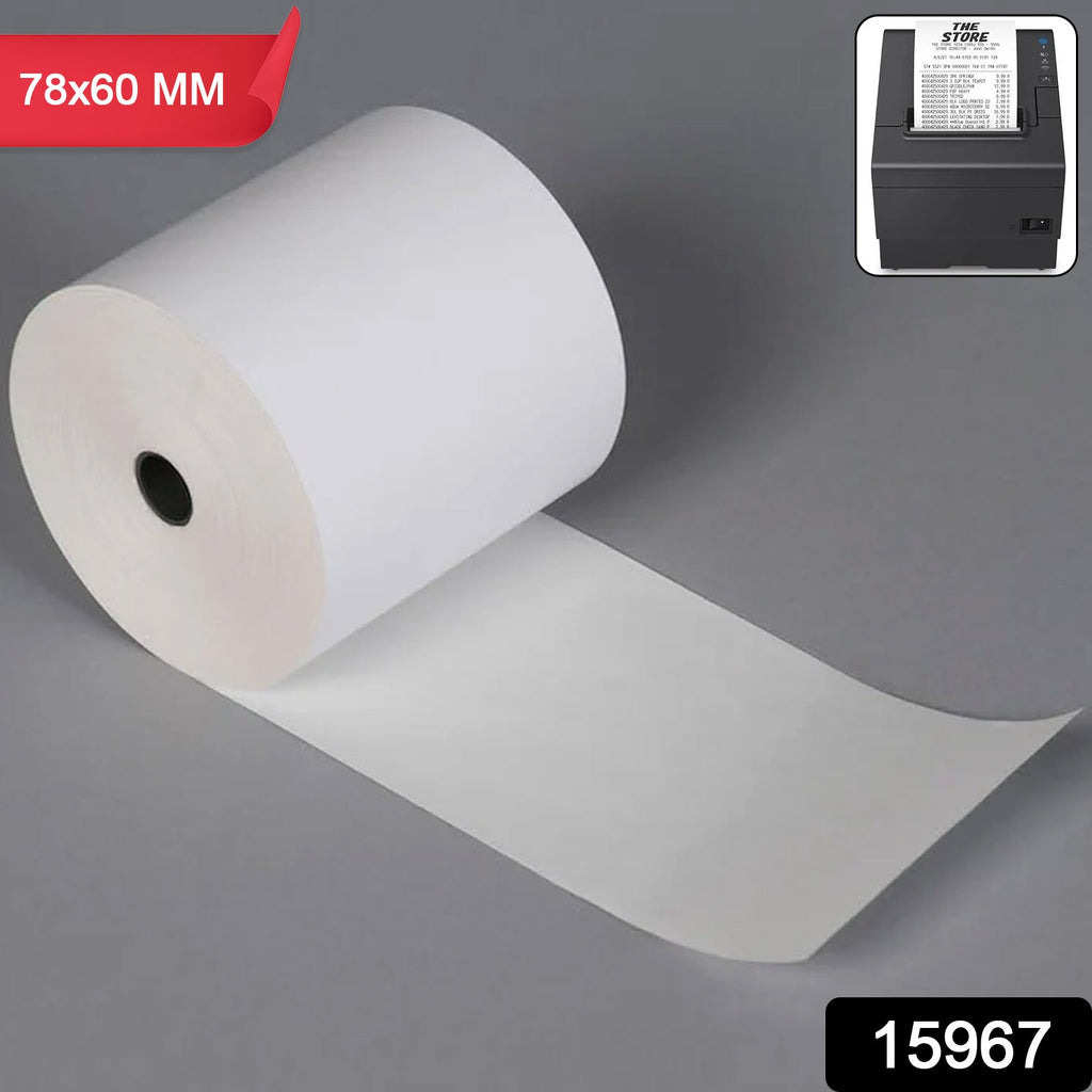 Direct thermal label roll used in POS machine for sharp label printing