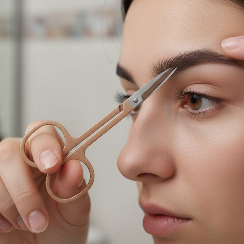 7-in-1 grooming tools for nails and facial hair care in manicure kit