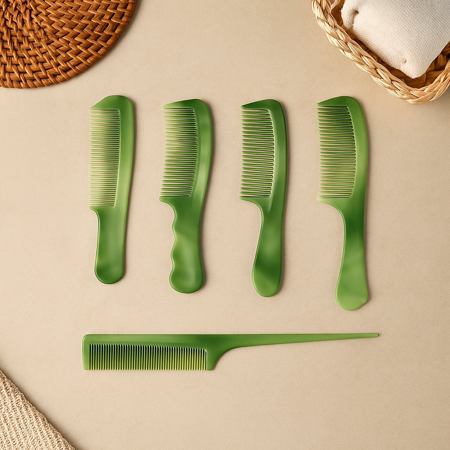 Salon Multipurpose Hair Comb 10 Pc Set Styling Grooming Professional Use (1 Set)