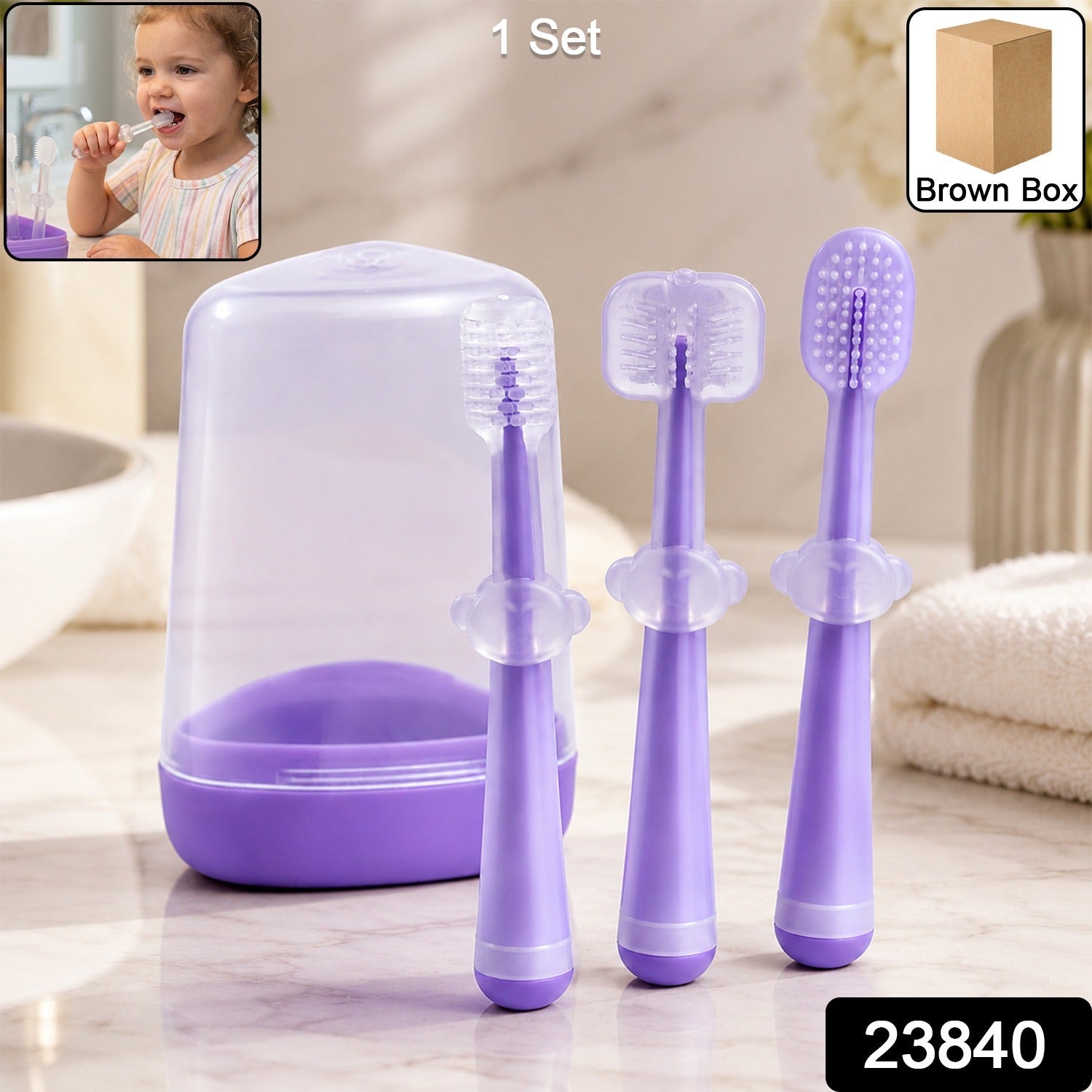 Baby toothbrush set pack