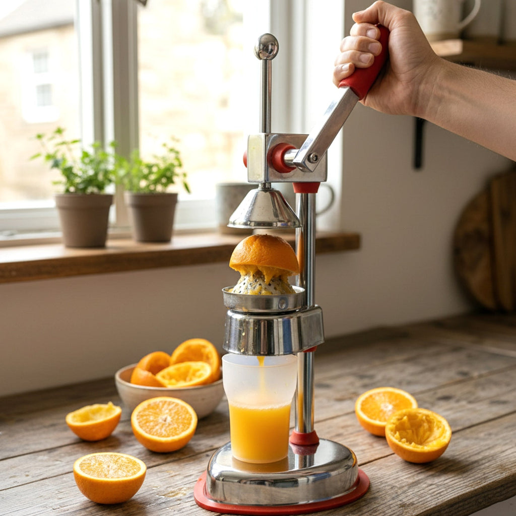 Heavy duty stainless steel fruit press juicer
