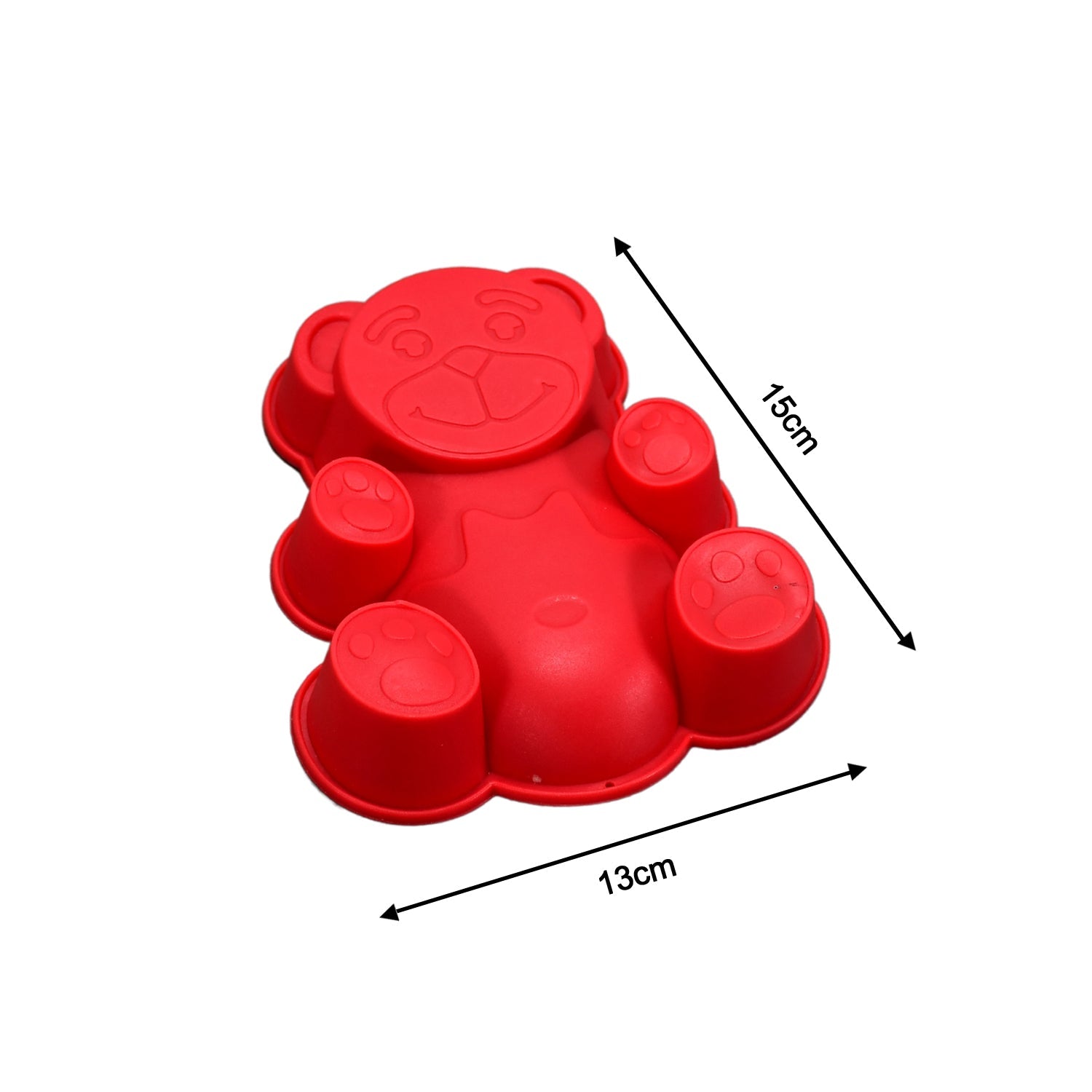 Non stick silicone baking moulds, pack of 4
