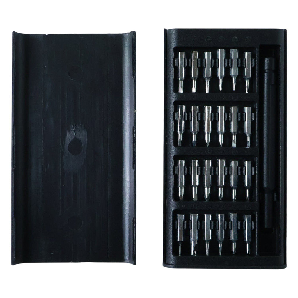 magnetic precision screwdriver tool with interchangeable bits