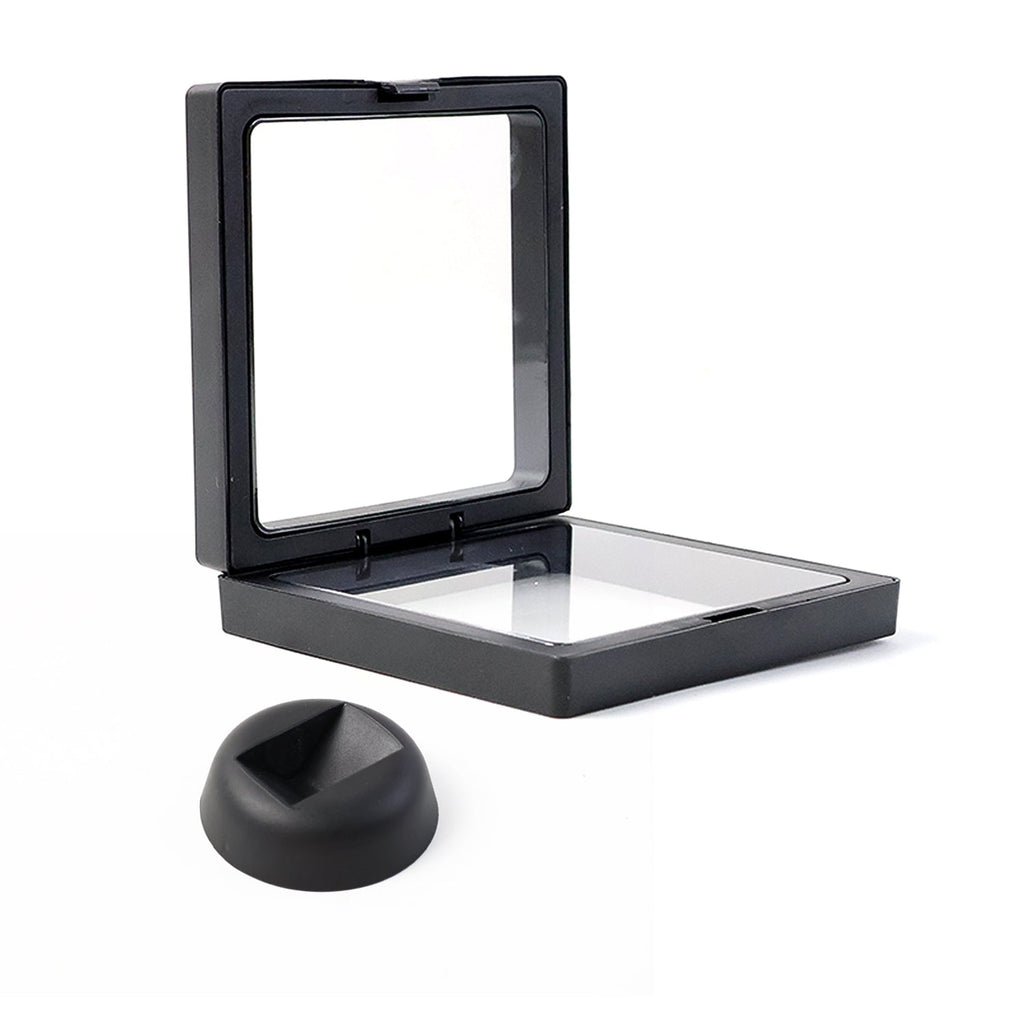 Detachable base of jewellery display box for versatile positioning