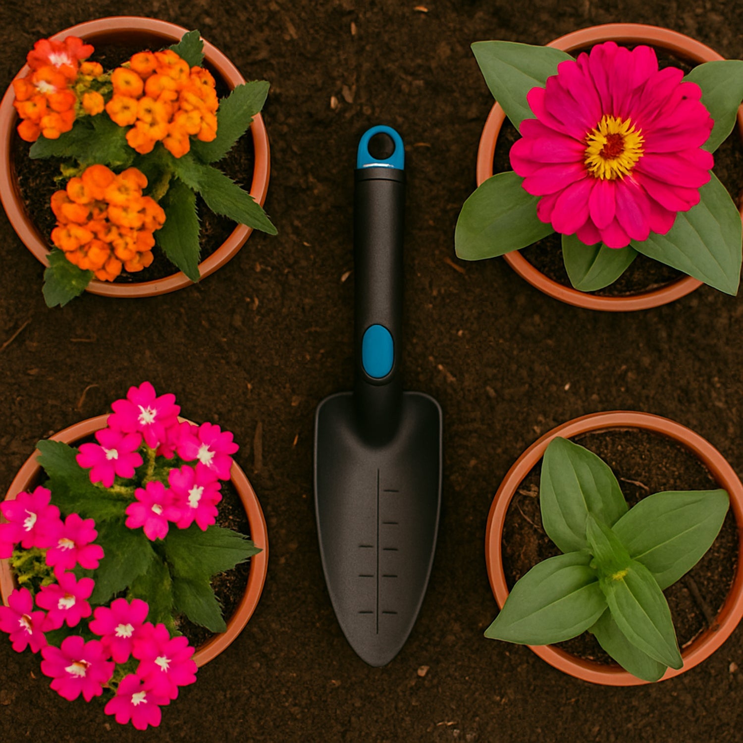 Ergonomic garden hand tool for outdoor soil digging