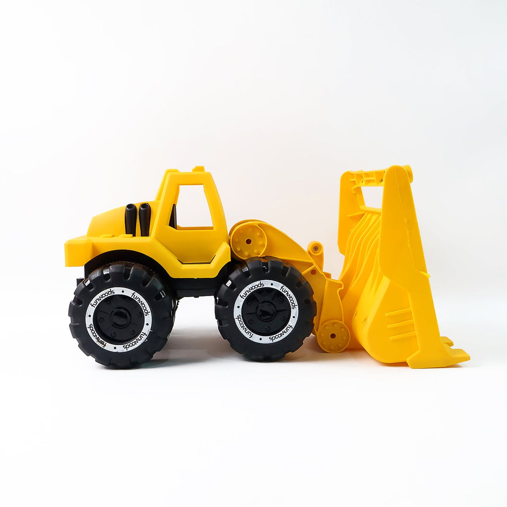Sand scooping action of Funwoods bulldozer
