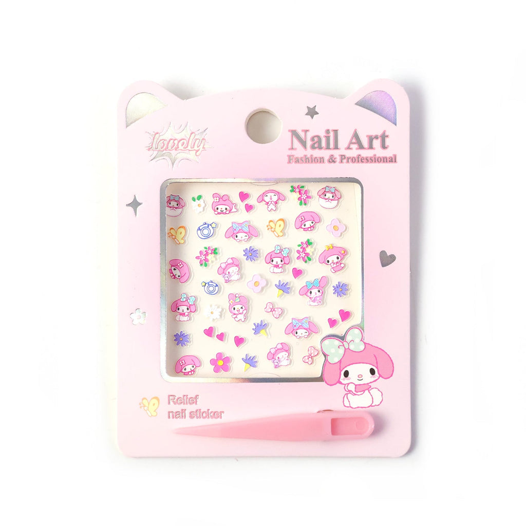 Decorative cartoon nail stickers for stylish nails