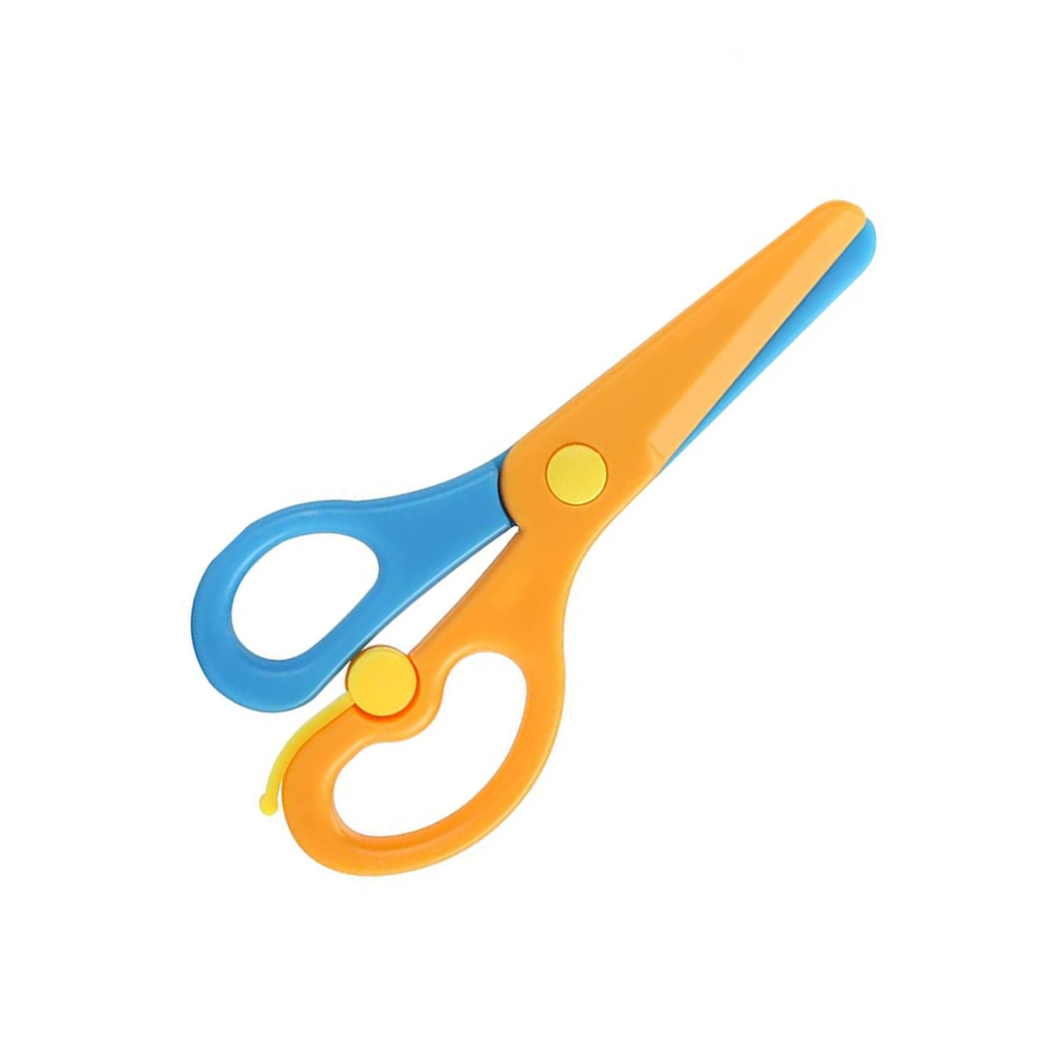 Kids scissors with rounded safety tips for arts and crafts