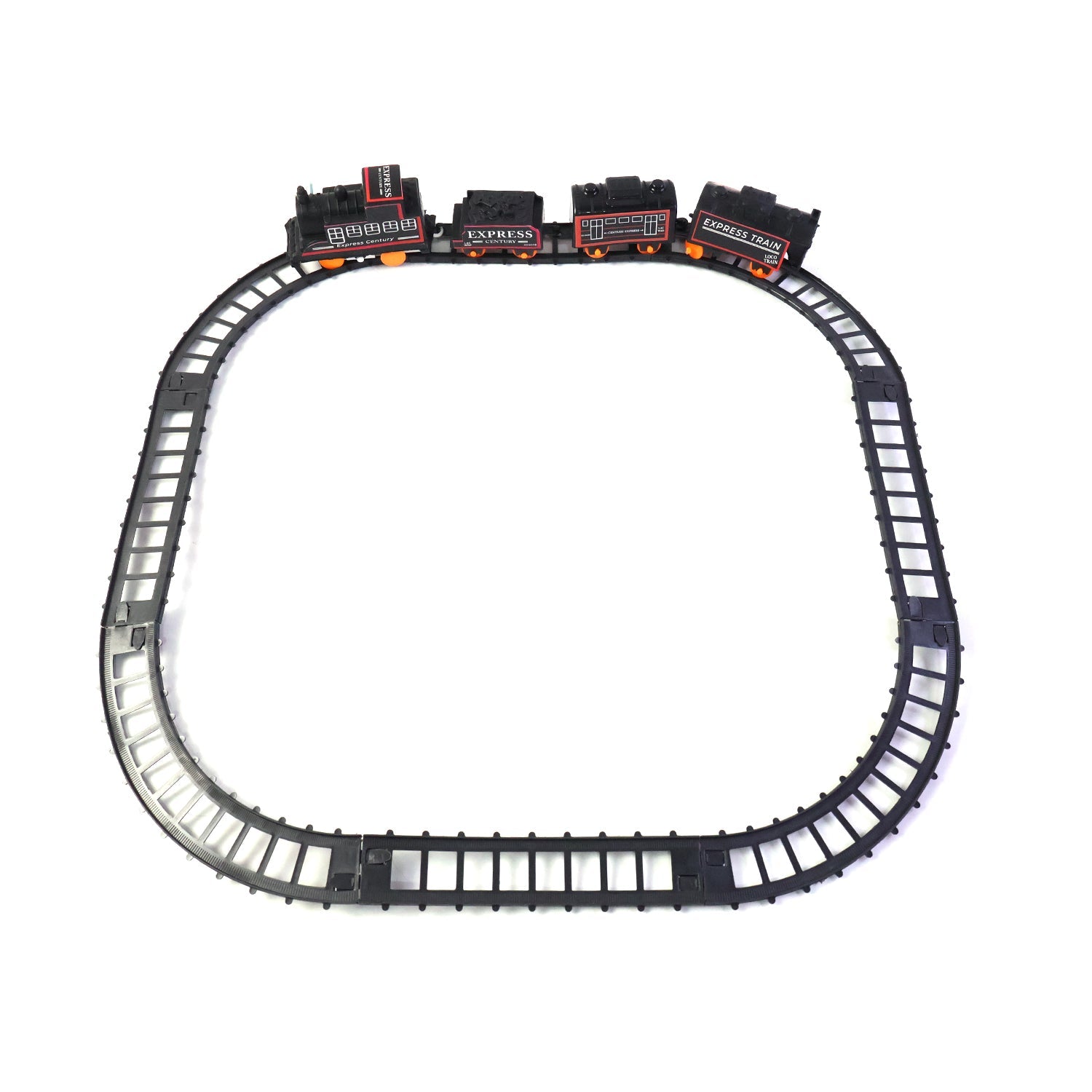 Battery operated toy train for children’s entertainment