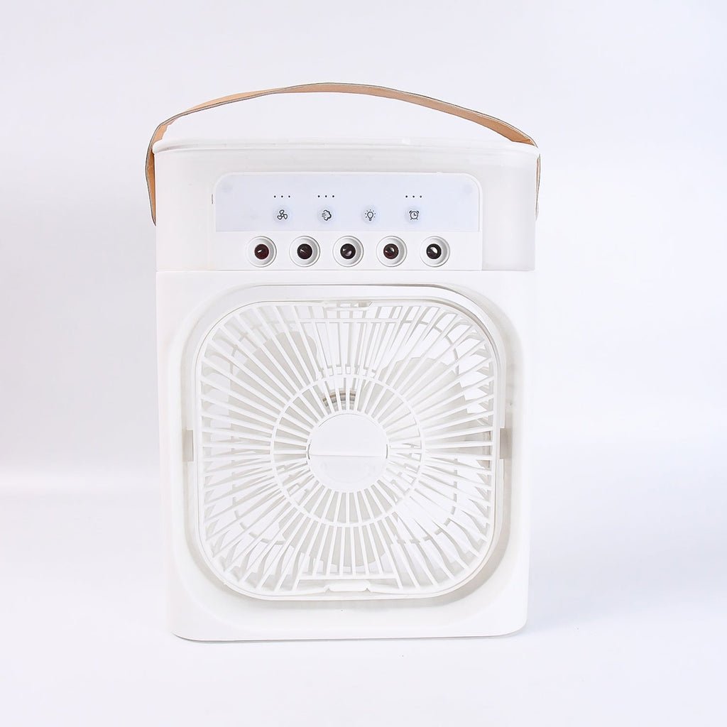 CoolAura personal AC fan with 7-color LED