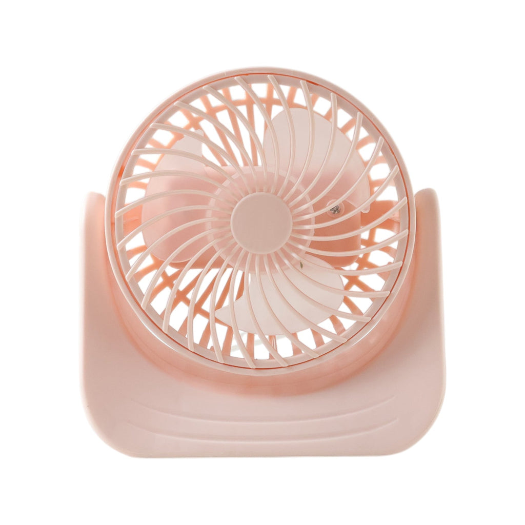 User enjoying cooling from silent mini desktop fan at workspace