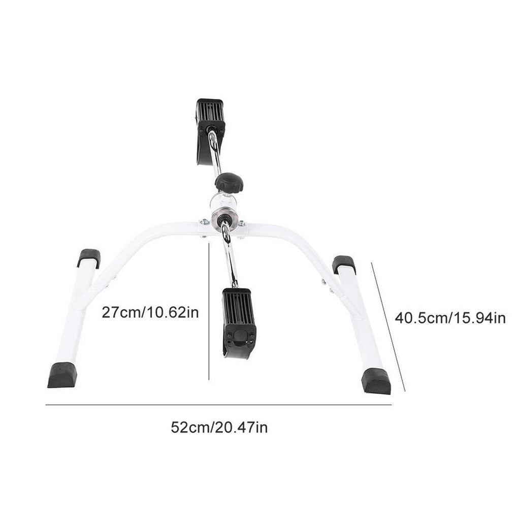 Size guide for portable pedal exerciser fitness equipment