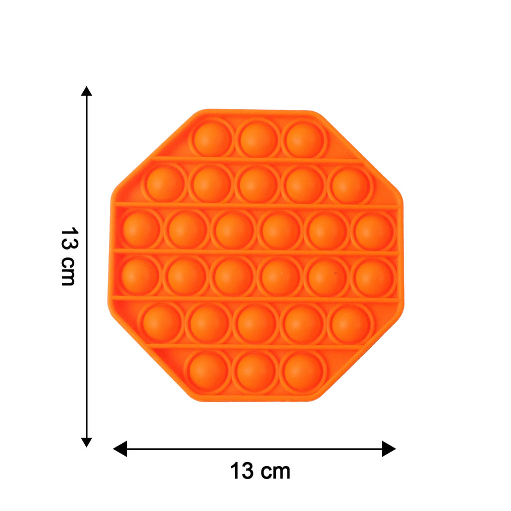 Finger pressing bubble on Pop It Fidget Toy