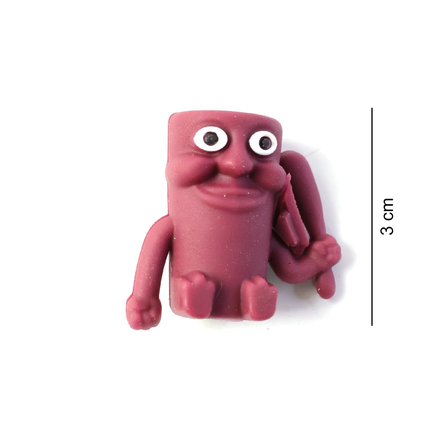 Assorted colourful cartoon pencil toppers for children's stationery.