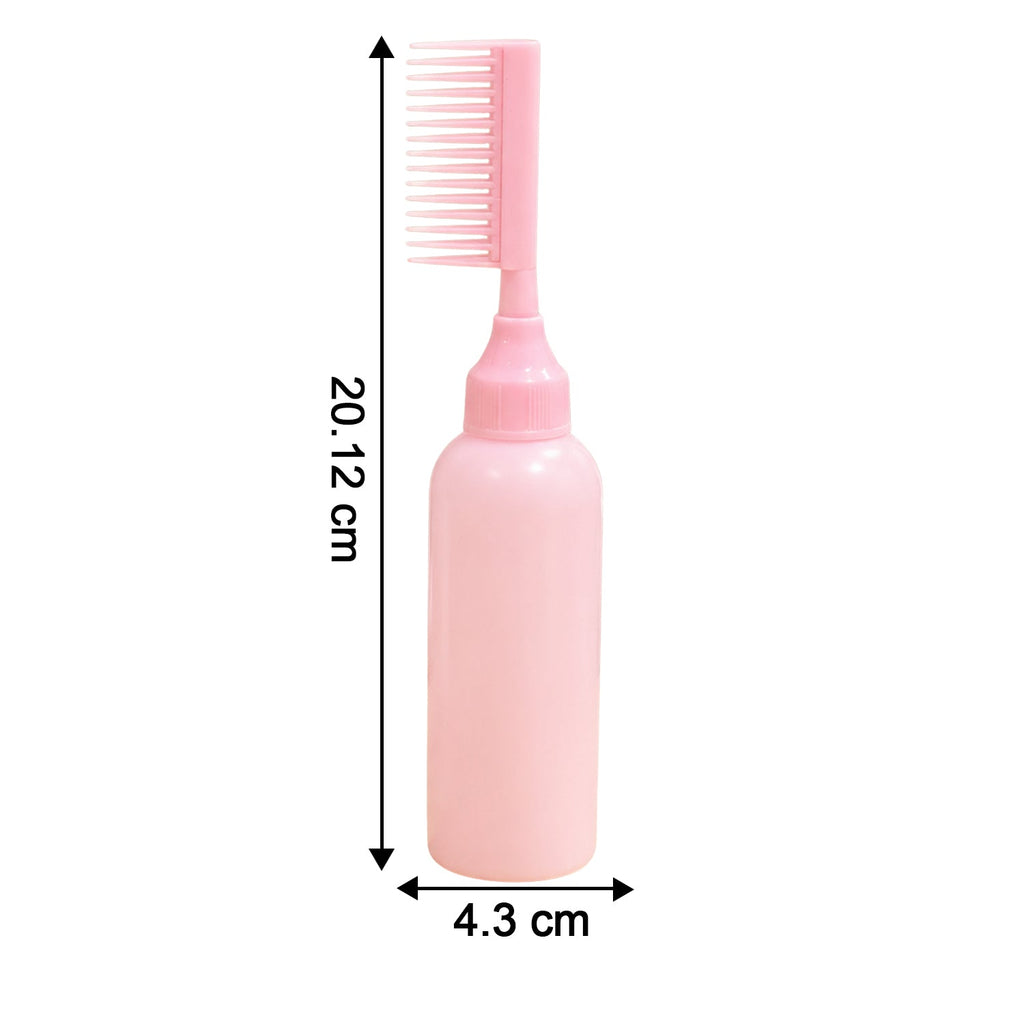 Hair oil applicator filling view