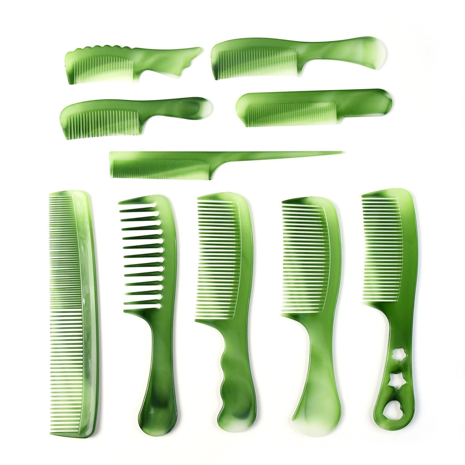 Salon Multipurpose Hair Comb 10 Pc Set Styling Grooming Professional Use (1 Set)