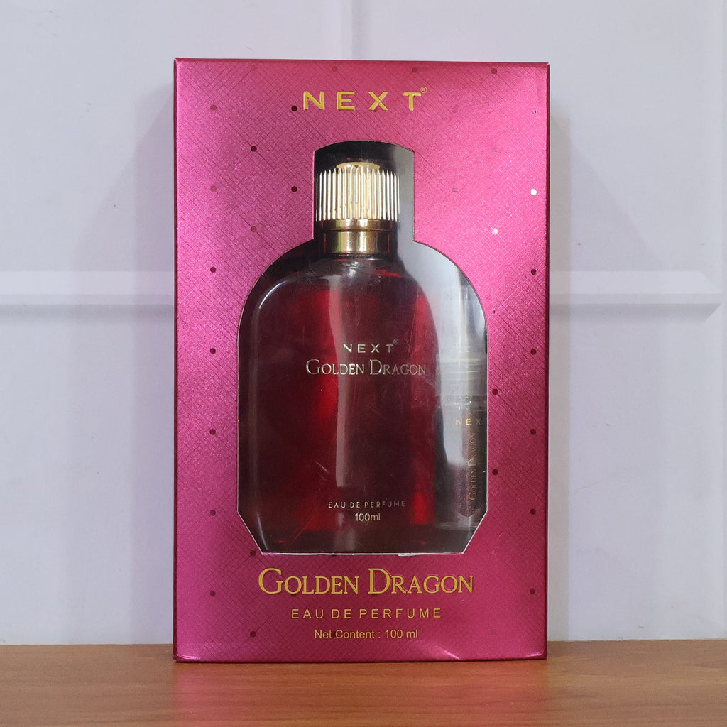 Golden Dragon fragrance perfume bottle with premium design