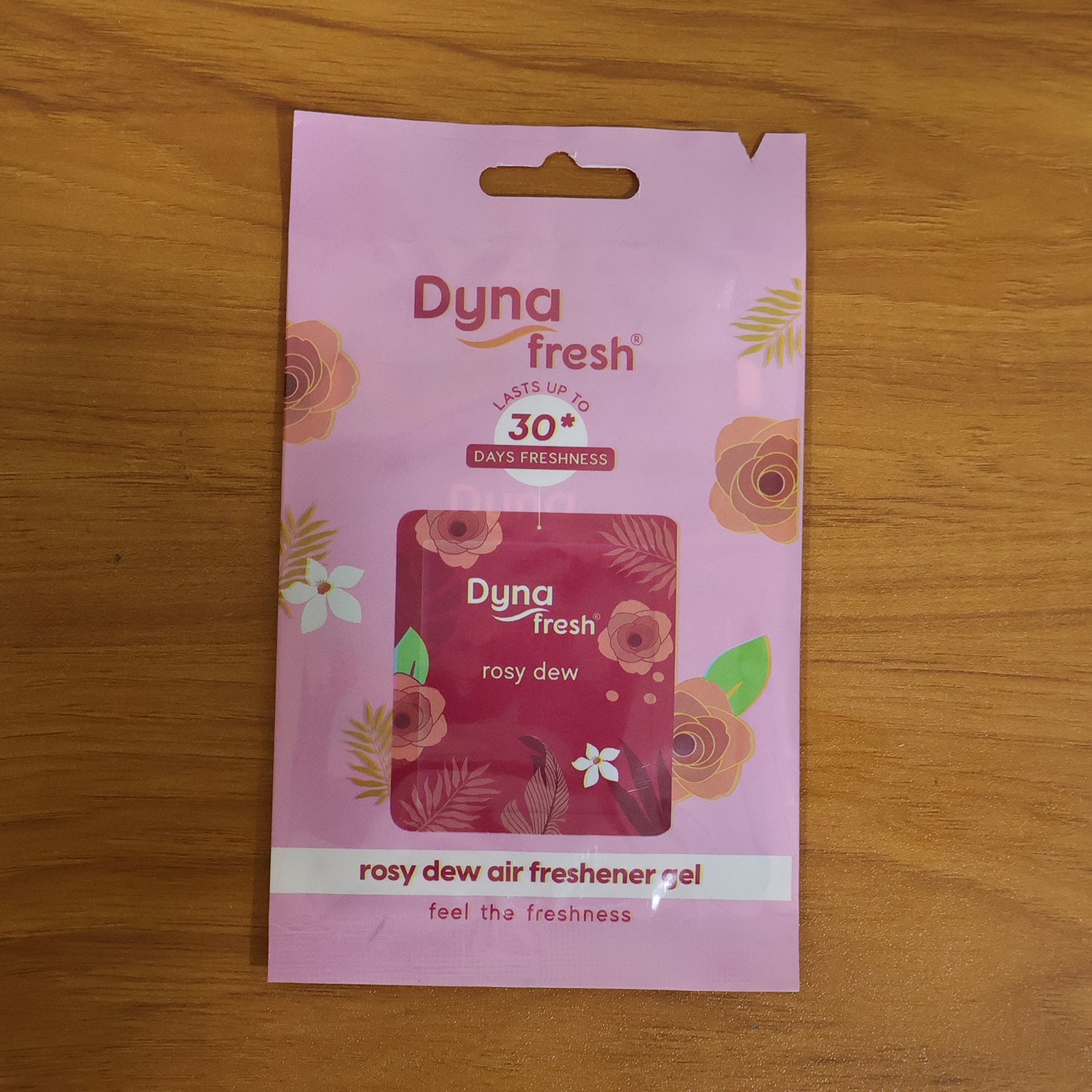 Floral Rosy Dew deodorizer gel designed to refresh various indoor spaces effectively.