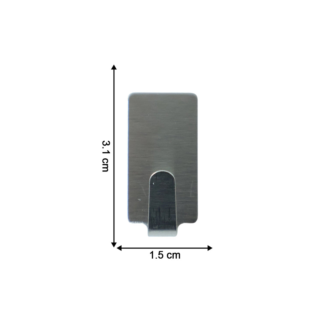 Hanger style stick on adhesive wall hooks