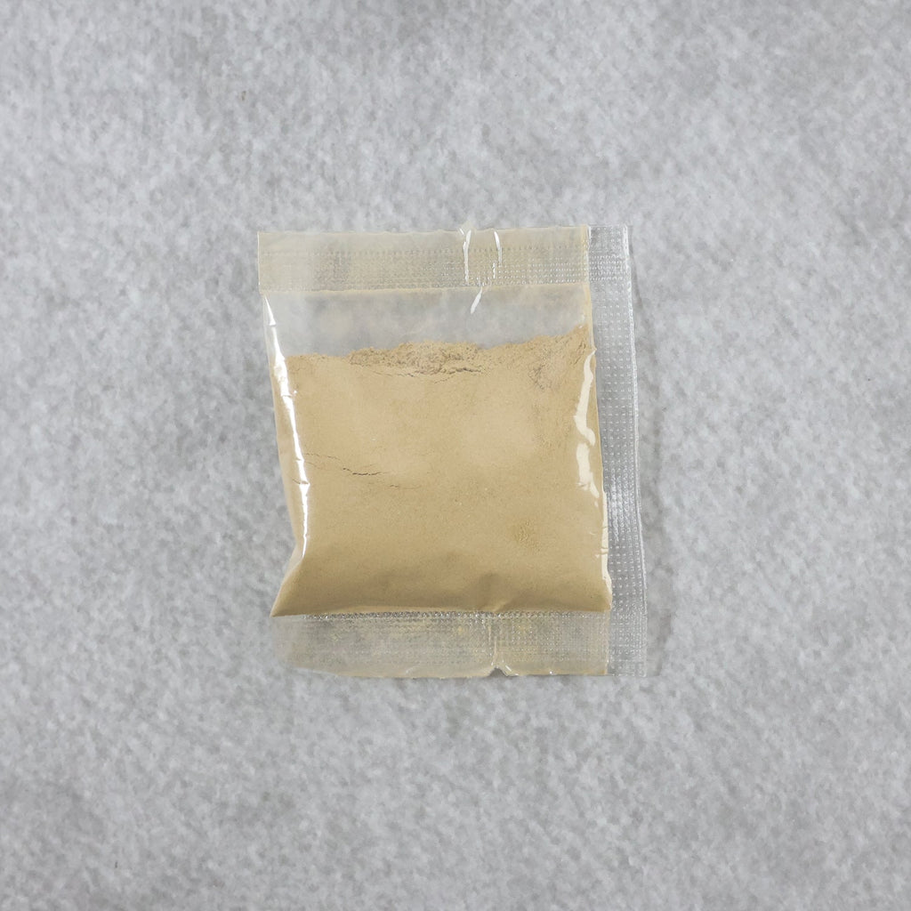 Convenient single-use sachet of natural Multani Mitti powder