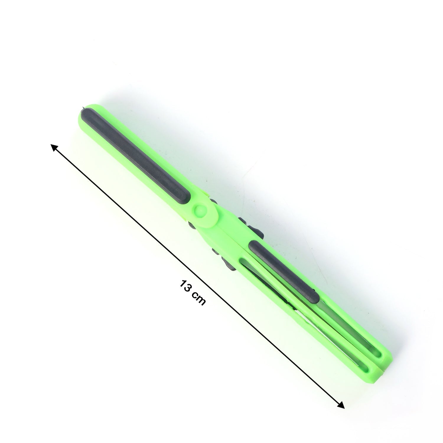 FERVENT compact Pen Scissors folded with its integrated clip for pocket carry.