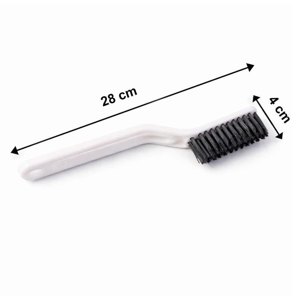 Heavy duty cleaning brush in use for deep scrubbing