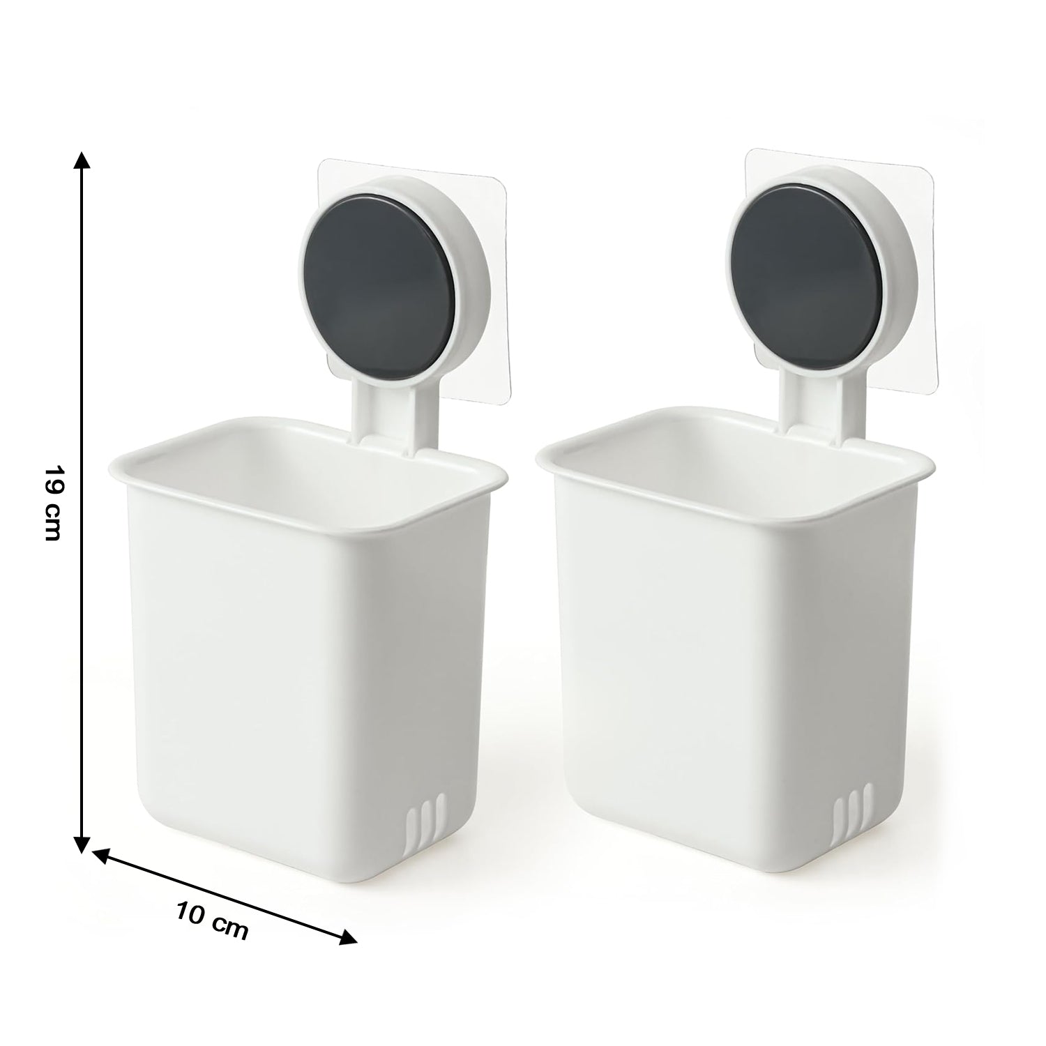 Modern bathroom storage organizer cups showcasing their functional design