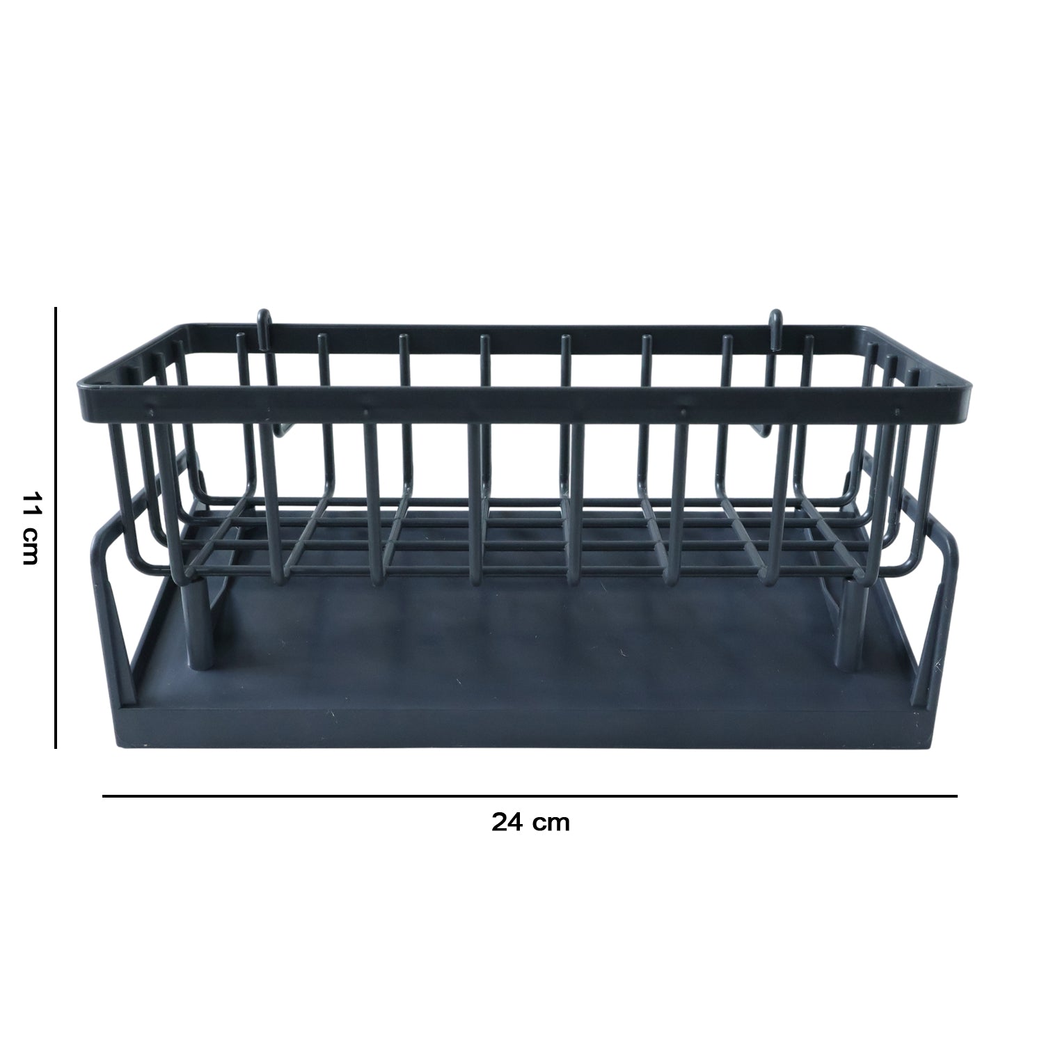 Plastic multipurpose bathroom storage rack for soaps, brushes and accessories