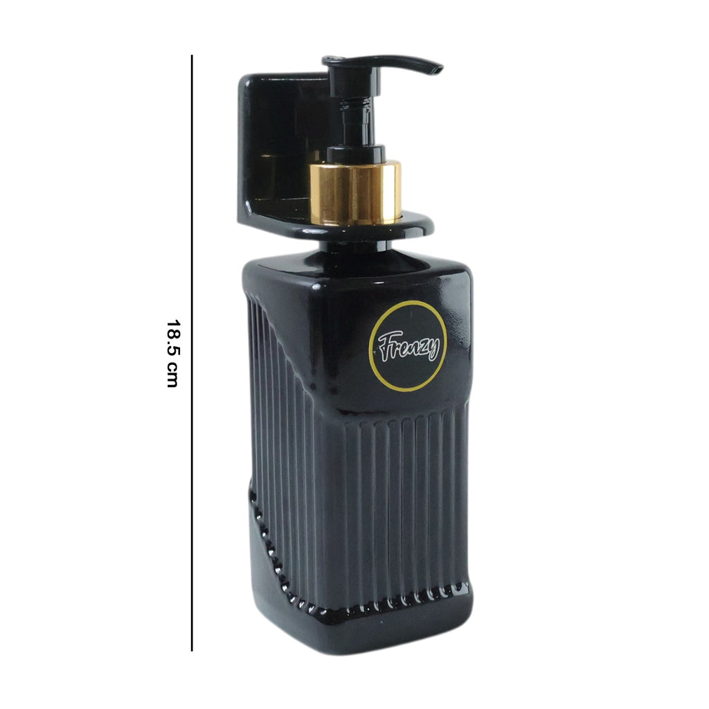 Bathroom liquid soap pump container bottle with easy mounting
