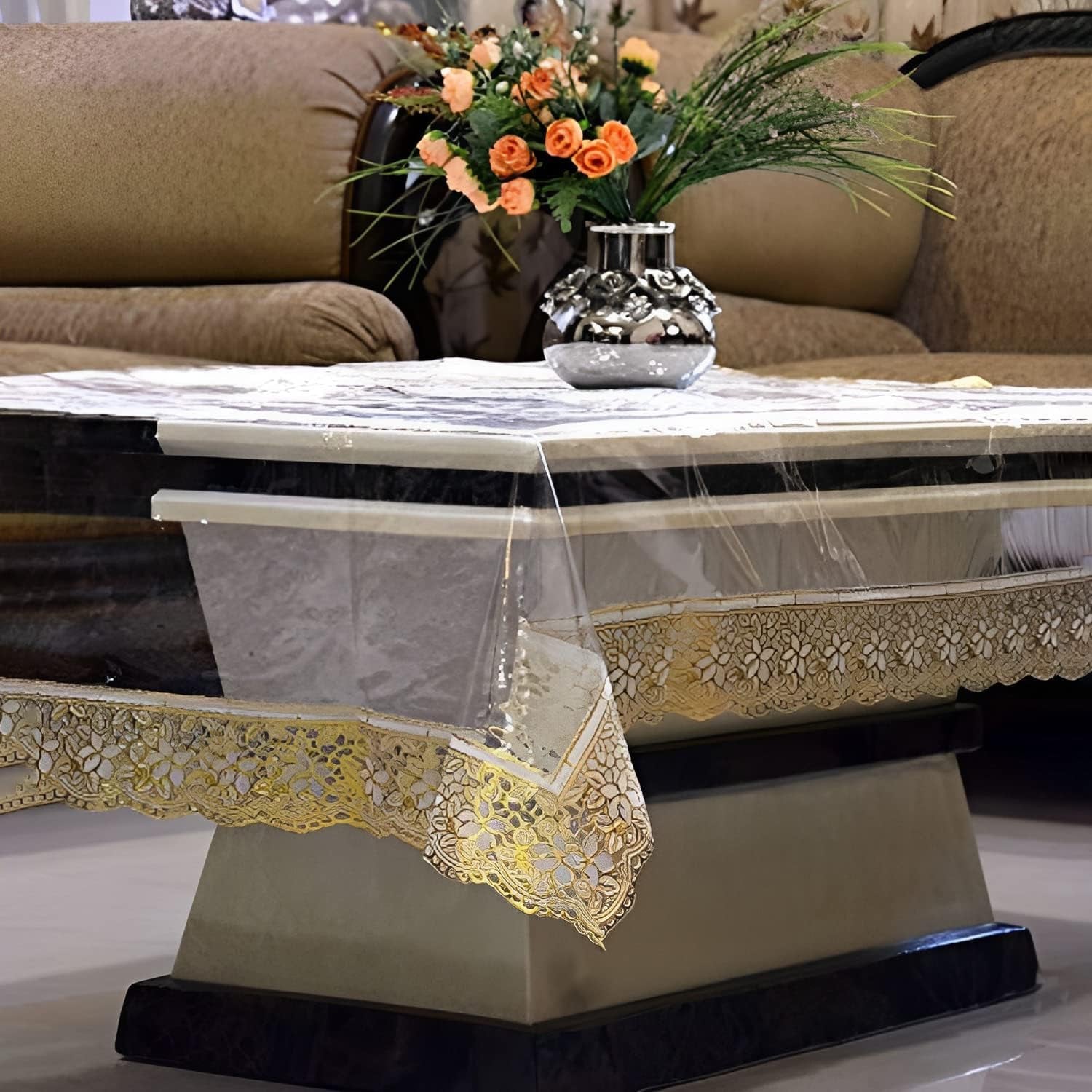 Oil proof domestic PVC table protector sheet home & kitchen