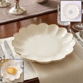 Decorative lotus flower serving tray ideal for snacks and dry fruits