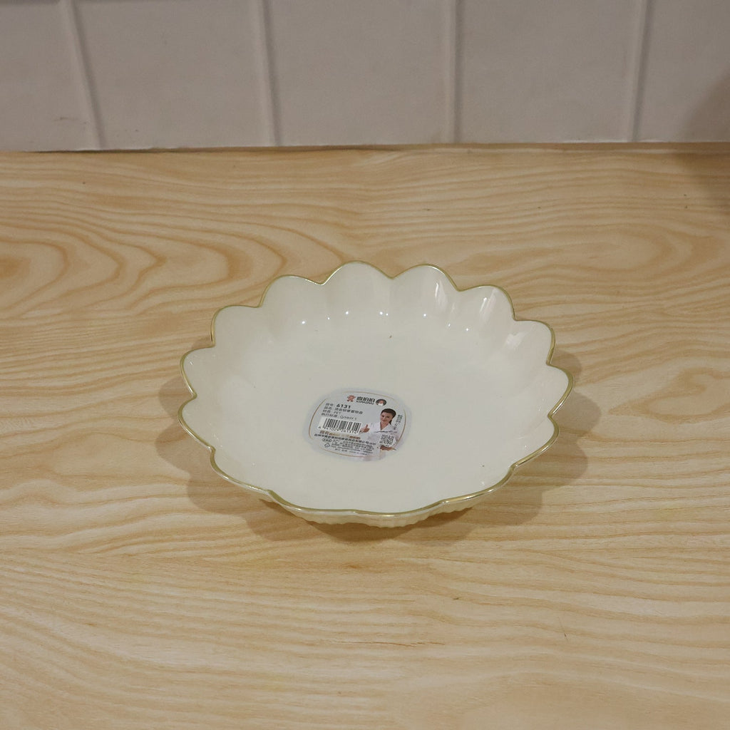 Everyday use lotus serving tray for kitchen and table