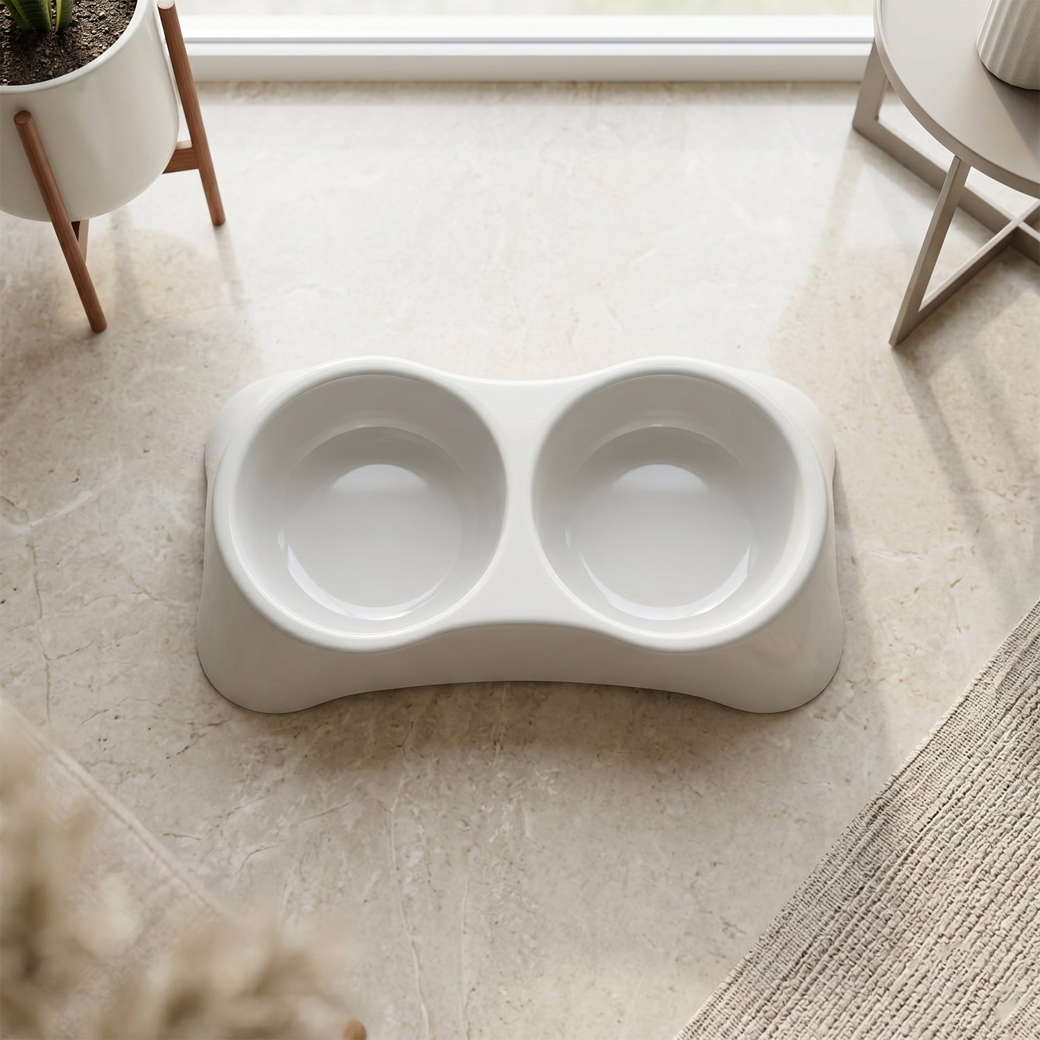 Pet feeding tray suitable for cats and dogs at home