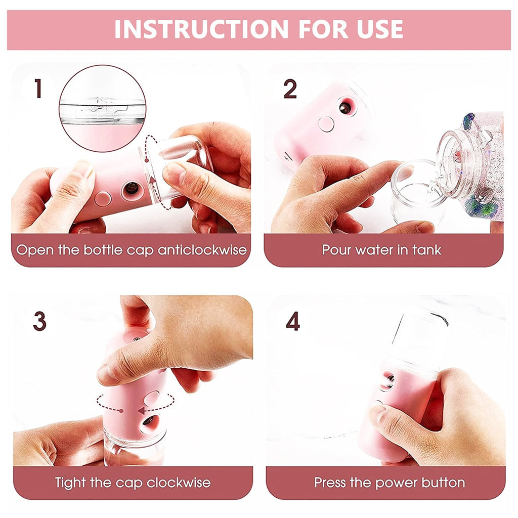 Portable facial humidifier design