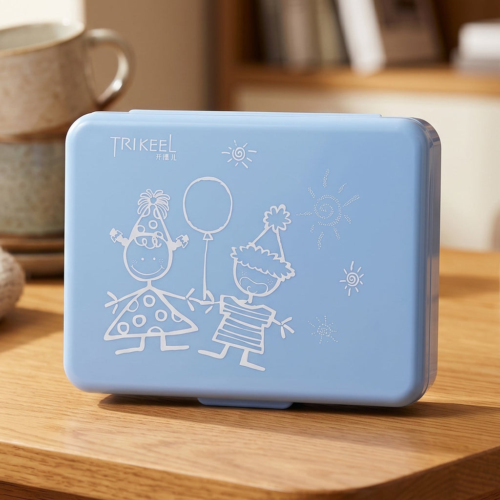 Travel friendly pill organizer for managing medication on the go.