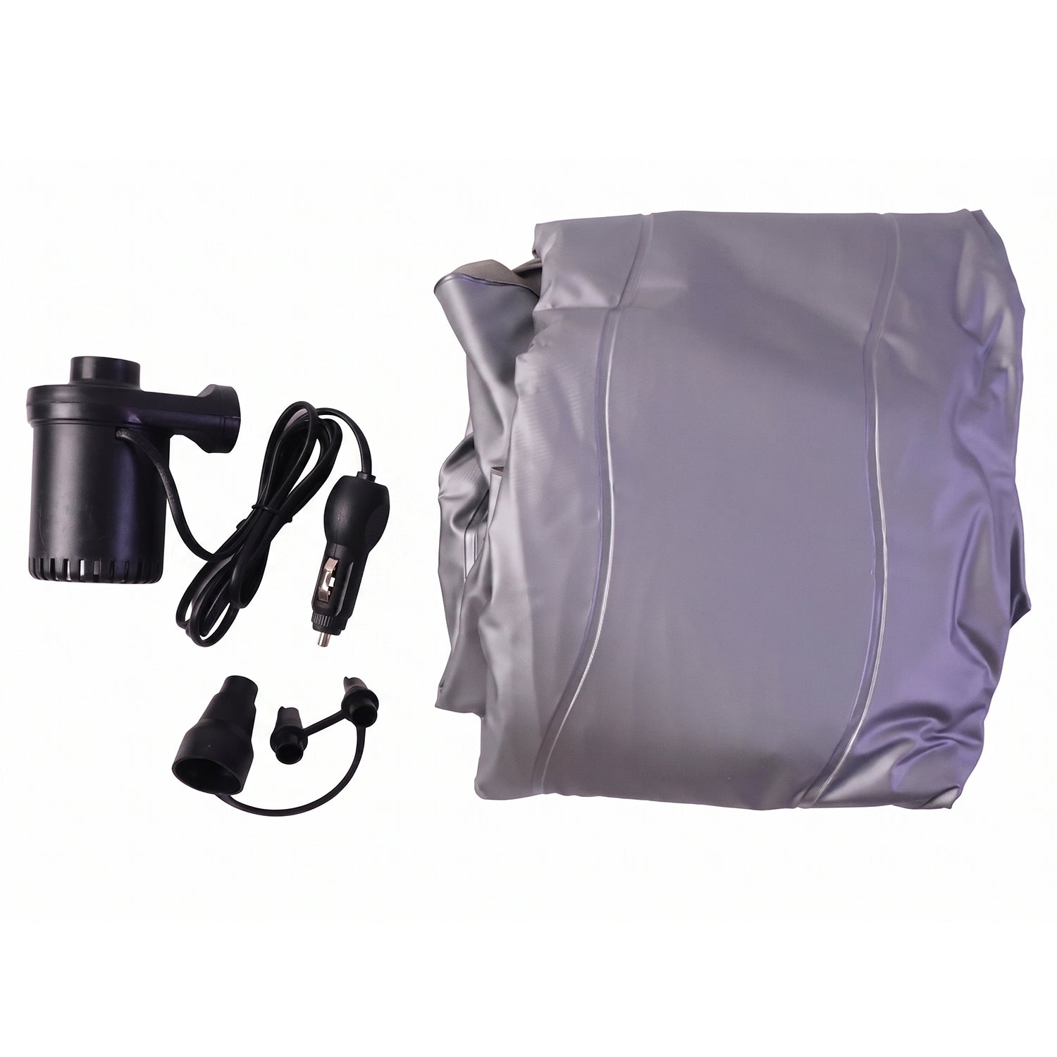 Electric air pump with car cable and valve adapters included