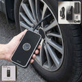 Wireless rechargeable tyre air pump with digital display for cars and bicycles
