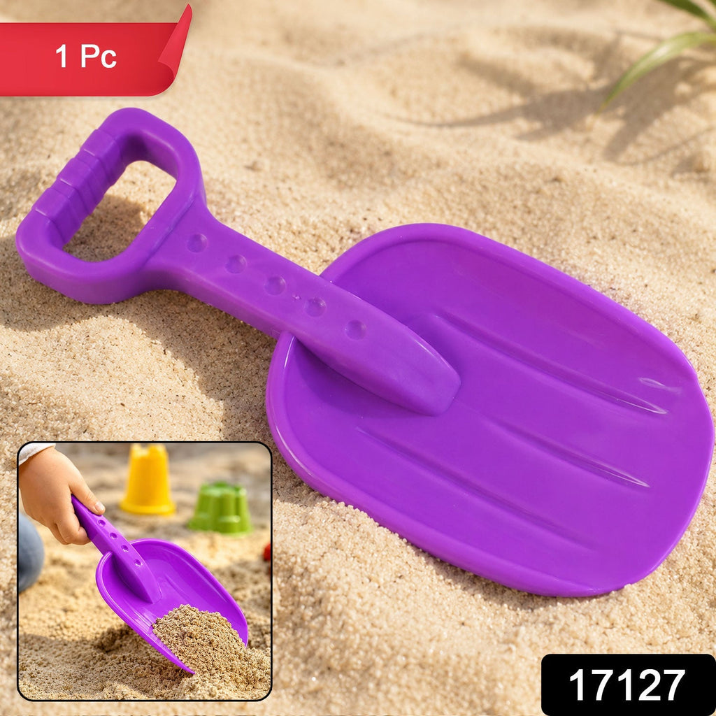 Pack of plastic sand shovel and scoop toys for children