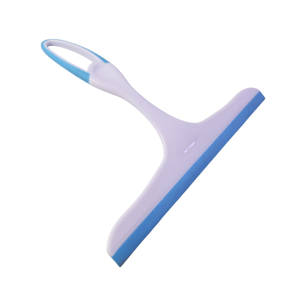 Plastic kitchen and shower squeegee wiper isolated on white background