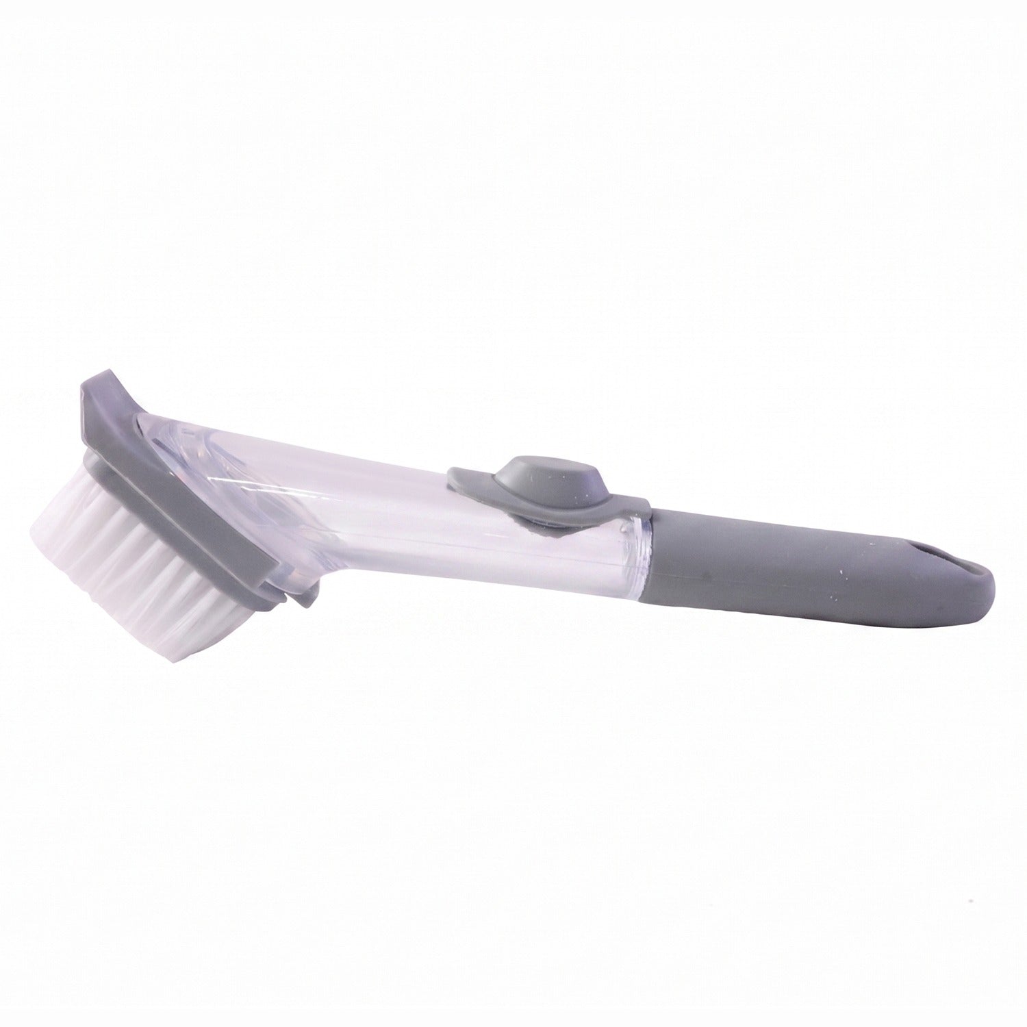 Dish scrub brush on white background showing design