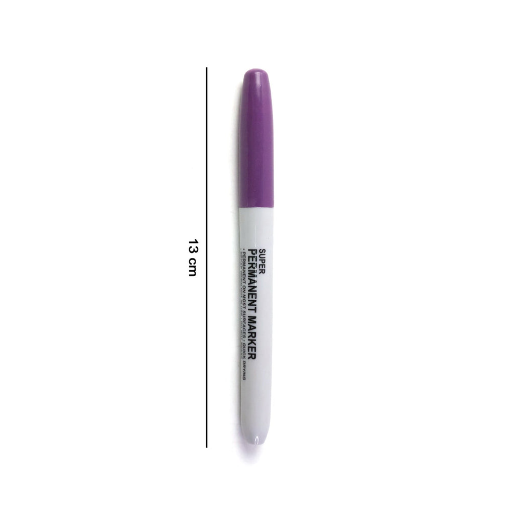 Various vibrant colors of permanent markers for creative work