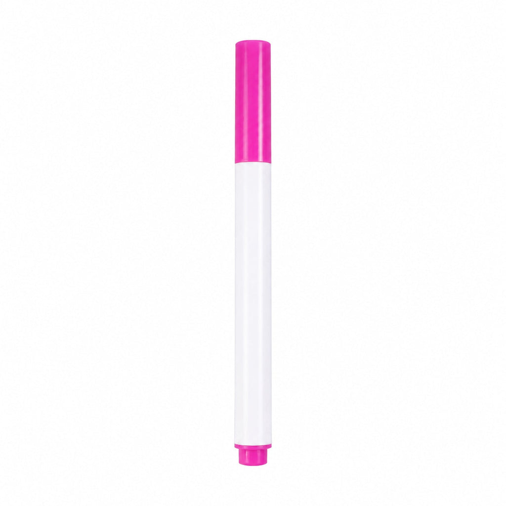 Close-up of fine tip of assorted colour marker pen for precision work.