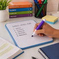 Vibrant dry erase marker with fine tip for clear writing on whiteboards.