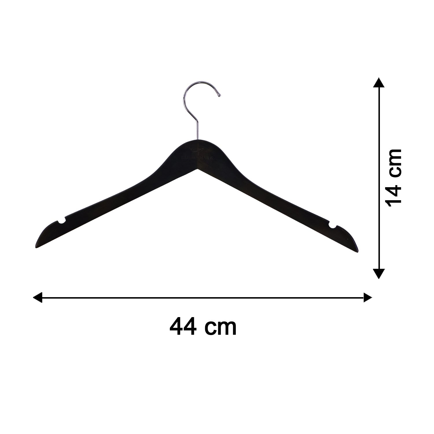 Size guide for cloth hanger in wardrobe use
